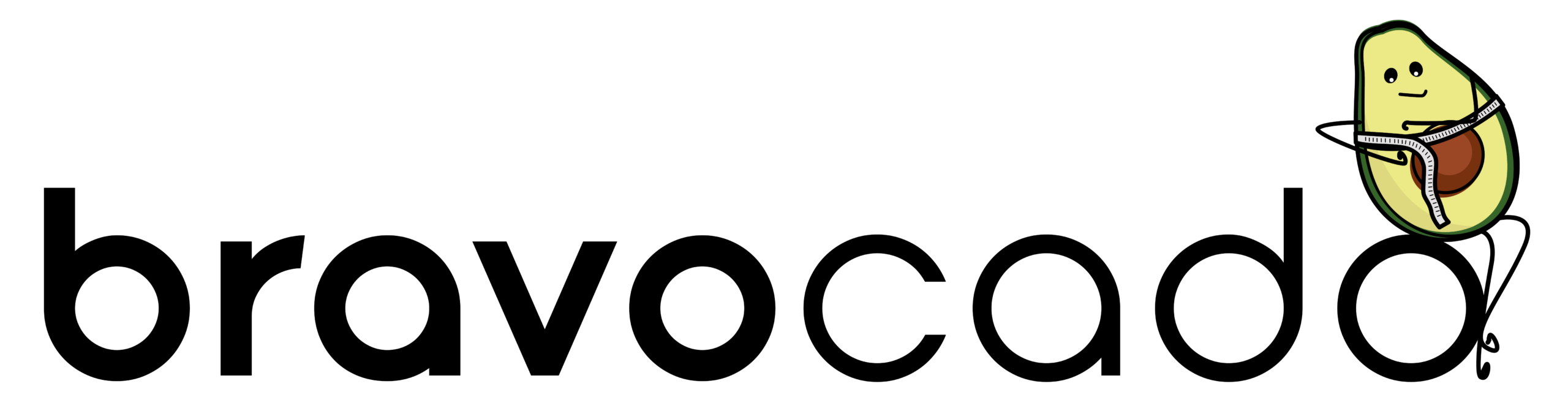 Cropped Bravocado Logo wit