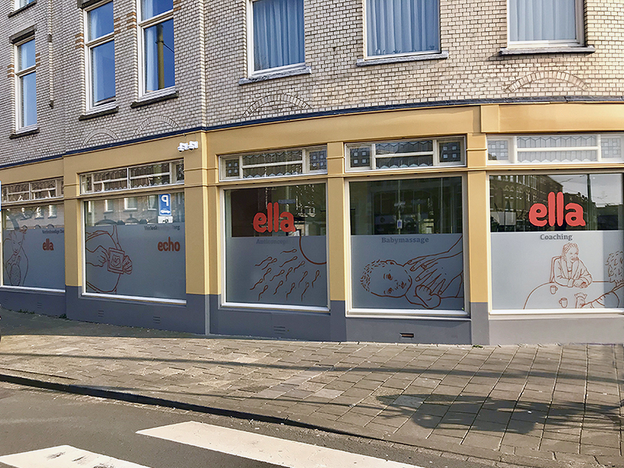 Gevel ella zijzicht